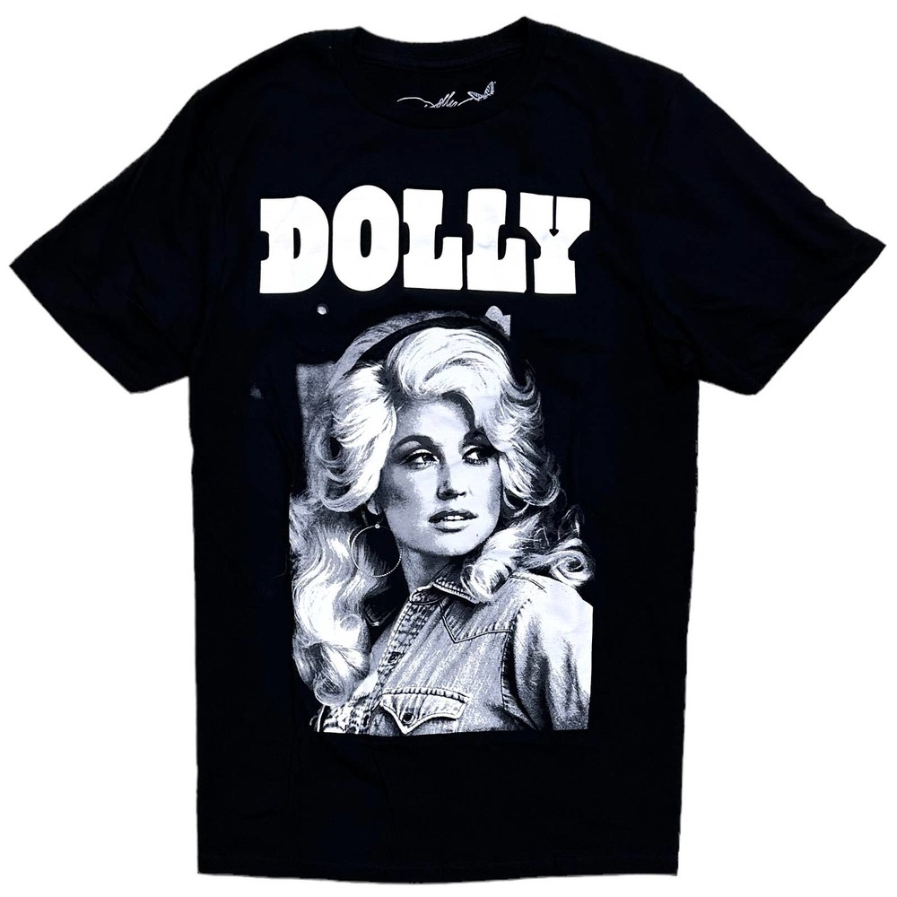 Dolly Parton Country Music Singer Men's Officially Licensed Portrait Tee T-Shirt